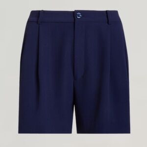 Ralph Lauren Pleated Georgette Shorts